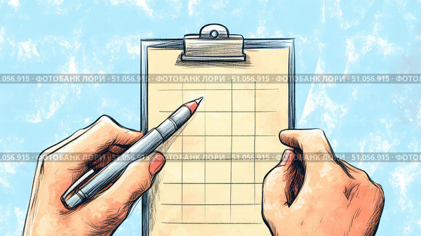 tasks expanding checklist ai generated. Стоковое AI-изображение, AI-художник Vectorwin / Фотобанк Лори