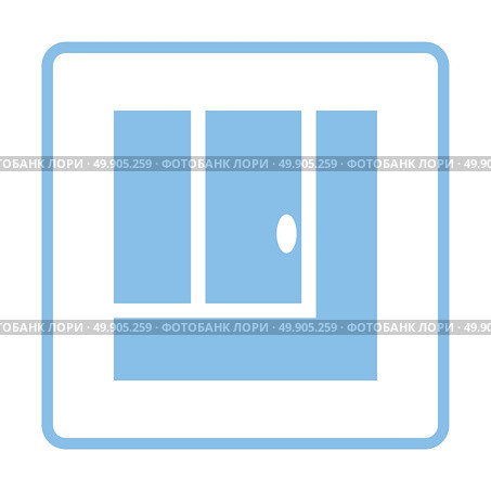 Tennis replay ball in icon. Blue frame design. Vector illustration. Стоковая иллюстрация, агентство Ingram Publishing / Фотобанк Лори