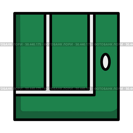 Tennis Replay Ball Out Icon. Editable Bold Outline With Color Fill Design. Vector Illustration. Стоковая иллюстрация, агентство Ingram Publishing / Фотобанк Лори