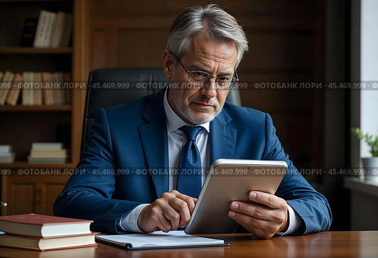 The head at work. Стоковое AI-изображение, AI-художник RamA / Фотобанк Лори