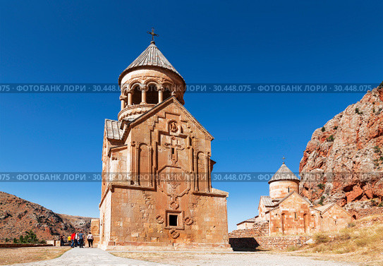 The medieval monastery of Noravank in Armenia. Was founded in 1205 (2018 год). Стоковое фото, фотограф Наталья Волкова / Фотобанк Лори