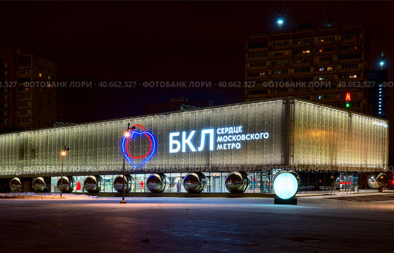 The metro station of the Bolshaya koltsevaya metro line Marina Grove is open, (2023 год). Редакционное фото, фотограф Скрипачев Антон / Фотобанк Лори