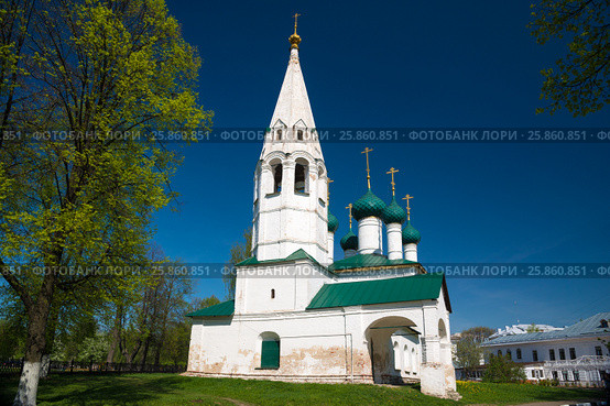 The Nikola Rubleny Church in Yaroslavl. Golden Ring of Russia (2016 год). Стоковое фото, фотограф Юрий Дмитриенко / Фотобанк Лори