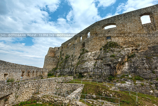 The ruins of Spis Castle (or Spissky hrad). Slovakia. Стоковое фото, фотограф Юрий Брыкайло / Фотобанк Лори