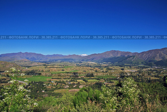 The view of nature in New Zealand. Стоковое фото, фотограф Сергей Стрелков / Фотобанк Лори