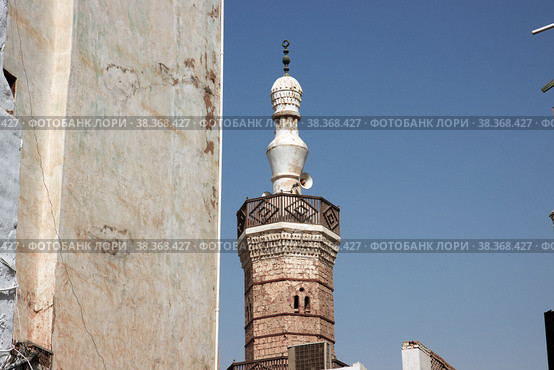 The vintage mosque in Al-balad district, Jeddah, Saudi Arabia (2020 год). Стоковое фото, фотограф Сергей Стрелков / Фотобанк Лори