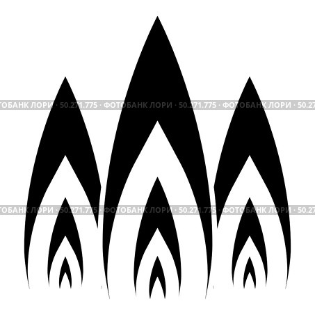 Three flame fire Burn bonfire 3 tongues icon black color vector illustration flat style simple image. Three flame fire Burn bonfire 3 tongues icon black color vector illustration flat style image. Стоковая иллюстрация, агентство Ingram Publishing / Фотобанк Лори