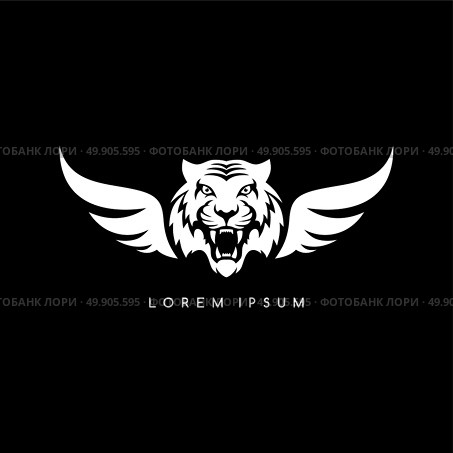 tiger aviator symbol logo logotype theme. tiger aviator symbol logo logotype theme vector illustration. Стоковая иллюстрация, агентство Ingram Publishing / Фотобанк Лори