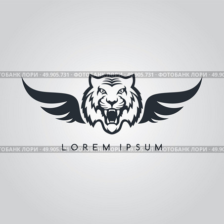 tiger aviator symbol logo logotype theme. tiger aviator symbol logo logotype theme vector illustration. Стоковая иллюстрация, агентство Ingram Publishing / Фотобанк Лори