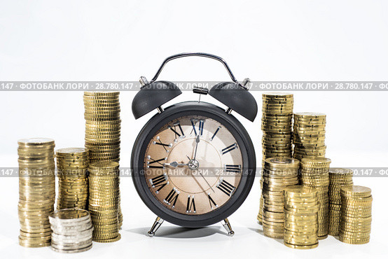 Time and money abstraction. Стоковое фото, фотограф Роман Клевцов / Фотобанк Лори