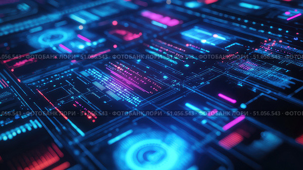 time blinking data visualization screen ai generated. Стоковое AI-изображение, AI-художник Vectorwin / Фотобанк Лори