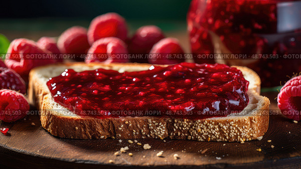 toast jam texture ai generated. Стоковое AI-изображение, AI-художник Vectorwin / Фотобанк Лори