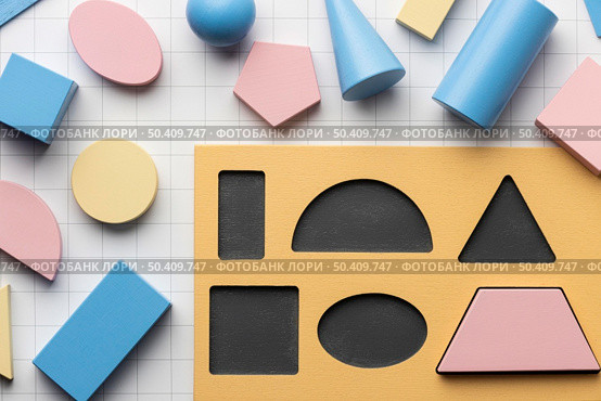 top view geometric shapes 5. Стоковое фото, агентство Ingram Publishing / Фотобанк Лори