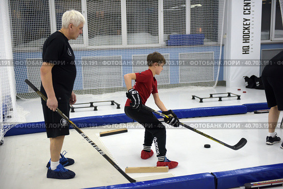 Training complex for hockey players, (2017 год). Редакционное фото, фотограф Анна Кривицкая / Фотобанк Лори