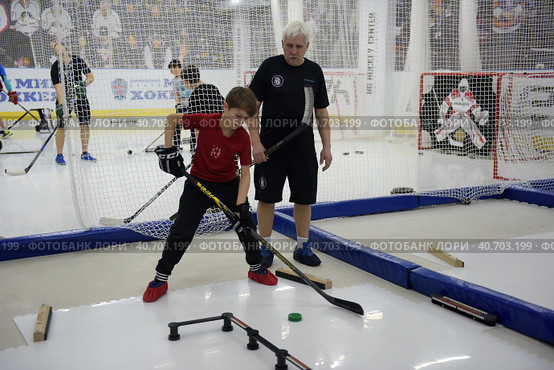 Training complex for hockey players, (2017 год). Редакционное фото, фотограф Анна Кривицкая / Фотобанк Лори
