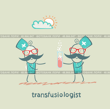 transfusiologist suggests that blood transfusion should. Стоковая иллюстрация, агентство Ingram Publishing / Фотобанк Лори
