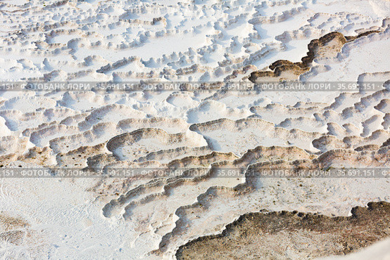 Travertines mountains of Pamukkale in Turkey. Стоковое фото, фотограф Яков Филимонов / Фотобанк Лори