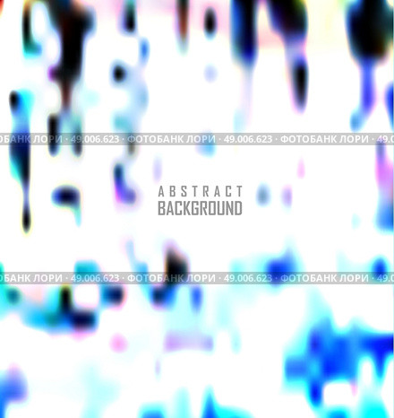 Trendy parallax background. Blur sky, clouds, nature, landscape for Summer Holidays and web design. Стоковая иллюстрация, агентство Ingram Publishing / Фотобанк Лори