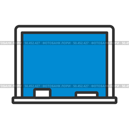 Triangle Icon. Editable Bold Outline With Color Fill Design. Vector Illustration. Стоковая иллюстрация, агентство Ingram Publishing / Фотобанк Лори