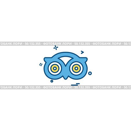 Tripadvisor icon design vector . Стоковая иллюстрация, агентство Ingram Publishing / Фотобанк Лори