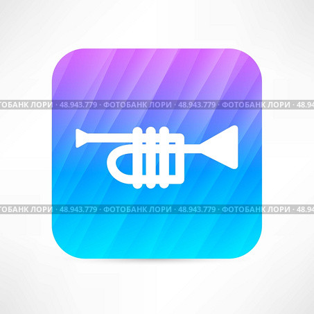 trumpet icon. Стоковая иллюстрация, агентство Ingram Publishing / Фотобанк Лори