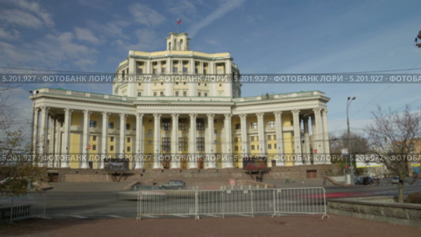 Центральный академический театр Российской армии в Москве, таймлапс (2013 год). Стоковое видео, видеограф Кирилл Трифонов / Фотобанк Лори
