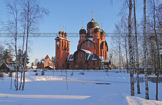 Церковь Архистратига Михаила. Токсово. Ленинградская область (2012 год). Стоковое фото, фотограф Сергей Афанасьев / Фотобанк Лори