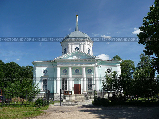 Церковь Благовещения Пресвятой Богородицы в Поливанове. Московская область, Подольский район (2010 год). Редакционное фото, фотограф Елена Орлова / Фотобанк Лори