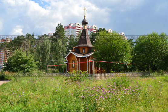 Церковь Бориса и Глеба. Салтыковская улица. Район Новокосино. Город Москва. Россия (2015 год). Стоковое фото, фотограф lana1501 / Фотобанк Лори