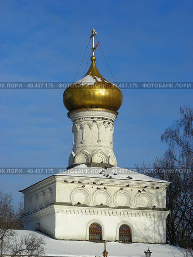 Церковь Ильи Пророка в Черкизове (на Штатной Горке). Большая Черкизовская улица, 17. Район Преображенское. Город Москва (2014 год). Стоковое фото, фотограф lana1501 / Фотобанк Лори