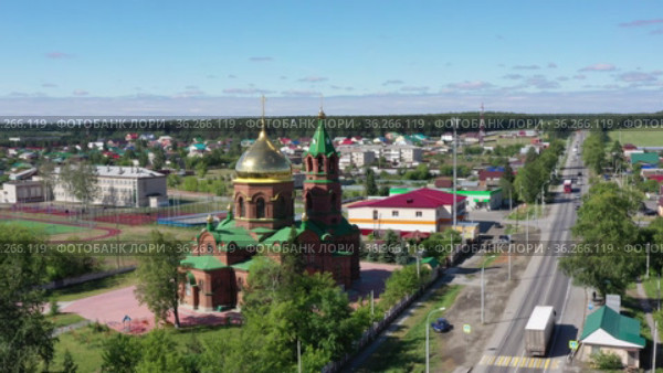 Церковь Николая Чудотворца в Мезенском. Свердловская область. Россия. Стоковое видео, видеограф Евгений Ткачёв / Фотобанк Лори