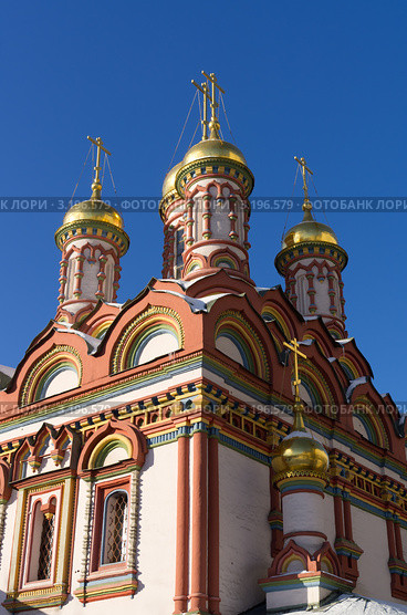 Церковь Николы на Берсеневке. Фрагмент (2012 год). Стоковое фото, фотограф Аркадий Захаров / Фотобанк Лори