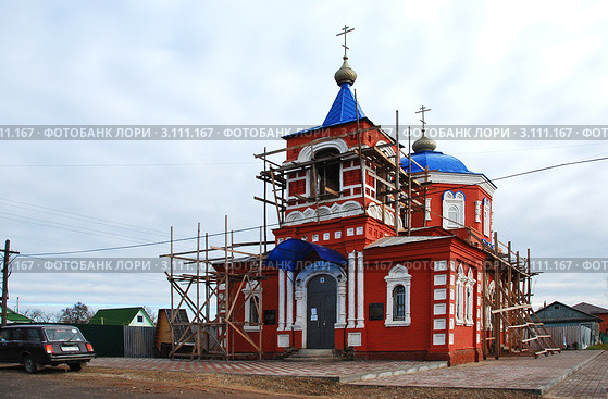 Церковь Покрова Пресвятой Богородицы.Медынь. Калужская область. (2011 год). Редакционное фото, фотограф lana1501 / Фотобанк Лори