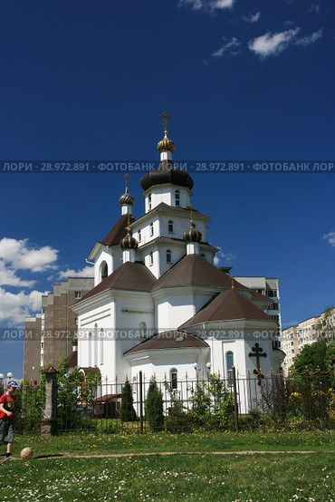 Церковь Праведной Софии Слуцкой (2018 год). Редакционное фото, фотограф Марина Шатерова / Фотобанк Лори
