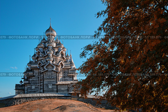Церковь Преображения Господня в Кижах . Church of the Transfiguration of the Lord in Kizhi (2025 год) Редакционное фото, фотограф Татьяна Сафронова / Фотобанк Лори