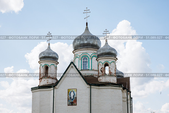 Церковь Рождества Христова, село Константиновка, Малмыжский район, Кировская область. Стоковое фото, фотограф Людмила Гращенкова / Фотобанк Лори