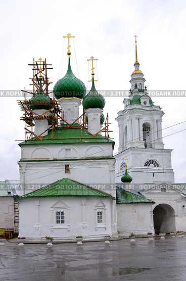 Церковь Спаса в Рядах (1766 г.) в Костроме (2011 год). Стоковое фото, фотограф Илюхина Наталья / Фотобанк Лори