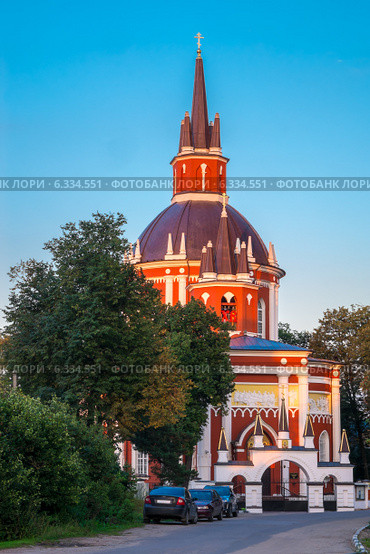 Церковь Святого Николая, деревня Царево, Московская область (2014 год). Стоковое фото, фотограф Колесникова Алёна Валерьевна / Фотобанк Лори