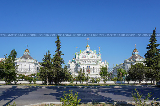 Церковь Святой Великомученицы Екатерины. Феодосия. Крым. Редакционное фото, фотограф Татьяна Т / Фотобанк Лори