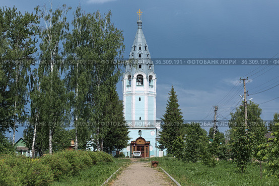 Церковь Успения Пресвятой Богородицы в Чухломе, Костромская область (2021 год). Стоковое фото, фотограф Михаил Марковский / Фотобанк Лори