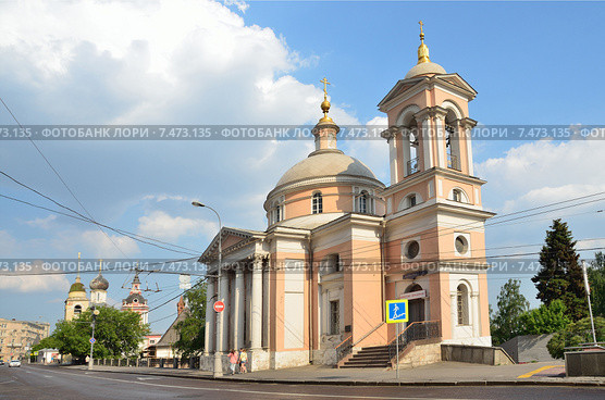 Церковь великомученицы Варвары. Улица Варварка. Москва (2014 год). Стоковое фото, фотограф Овчинникова Ирина / Фотобанк Лори