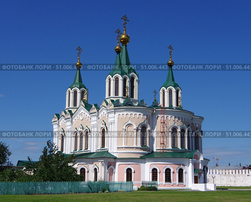 Церковь Всех Скорбящих Радости. Курганская область, Далматово, Далматовский Свято-Успенский мужской монастырь. Редакционное фото, фотограф Алексей Иванов / Фотобанк Лори
