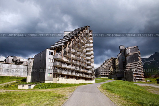Тучи над Авориазом (2016 год). Стоковое фото, фотограф Юлия Кузнецова / Фотобанк Лори