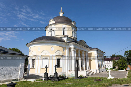 Тульская область, город Алексин, Соборная площадь, 1. Новый Успенский собор. (2023 год). Стоковое фото, фотограф Михаил Ворожцов / Фотобанк Лори