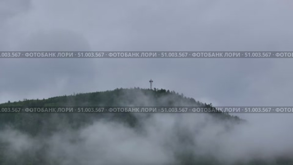 Туман в горах. Стоковое видео, видеограф Степан Столбовский / Фотобанк Лори