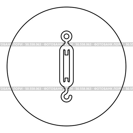 Turnbuckle tensioning wire concept hardware icon in circle round black color vector illustration image outline contour line thin style simple. Turnbuckle tensioning wire concept hardware icon in circle round black color vector illustration image outline contour line thin style. Стоковая иллюстрация, агентство Ingram Publishing / Фотобанк Лори