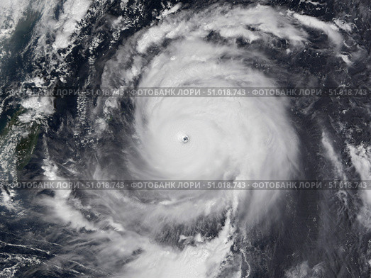 Typhoon Maemi in the Western Pacific Ocean. Стоковое фото, фотограф Stocktrek Images, Inc. / ТАСС / Фотобанк Лори