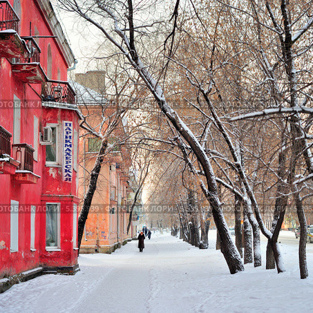 Улица Благовещенска (2013 год). Стоковое фото, фотограф Андрей Ершов / Фотобанк Лори