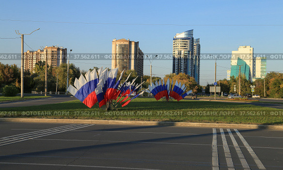 Улица города Барнаула - столицы Алтайского края (2020 год). Стоковое фото, фотограф Римма Тельнова / Фотобанк Лори