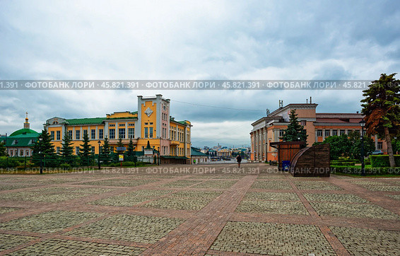 Улица Константина Иванова. Город Чебоксары (2024 год). Редакционное фото, фотограф Макаров Алексей / Фотобанк Лори